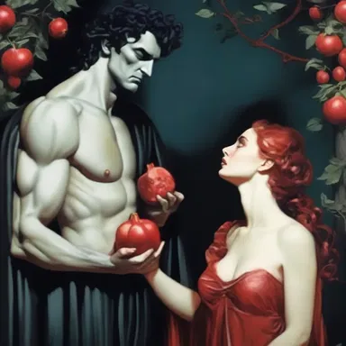 Hades easily persuaded Persephone to return to the underworld by offering her a pomegranate seed.