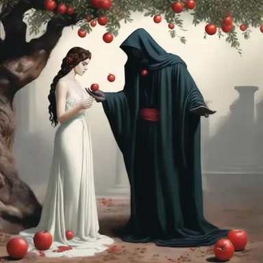 Hades easily persuaded Persephone to return to the underworld by offering her a pomegranate seed.
