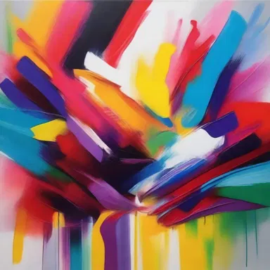 The artist aimed to create a sense of pervasion by infusing vibrant colors into every stroke of their painting, resulting in a captivating piece.