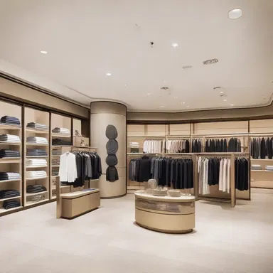Exquisite retailing spaces are designed to create a pleasant shopping experience for consumers.