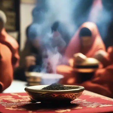 The use of incense in religious ceremonies adds an element of expediency and enhances the spiritual ambience.