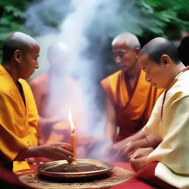 The use of incense in religious ceremonies adds an element of expediency and enhances the spiritual ambience.