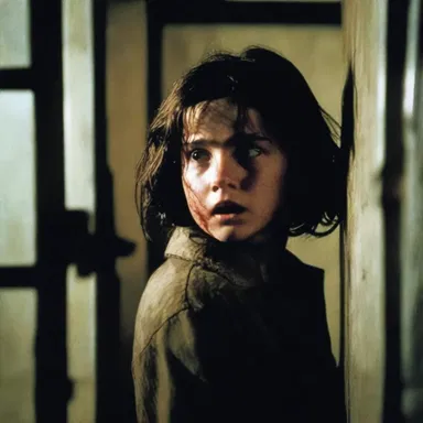 The protagonist in the horror movie was subjected to an overload of fear and suspense.