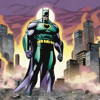 In the superhero comic book, the villain created an overload to drain all the electrical power from the city.