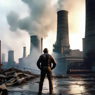 The action movie had a scene where the hero had to prevent an overload in the power plant to save the city from a catastrophe.