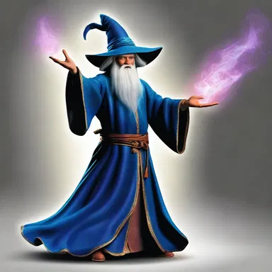 In the magical kingdom, the sorcerer cast a spell that caused the wizard's wand to overload, unleashing a powerful burst of energy.
