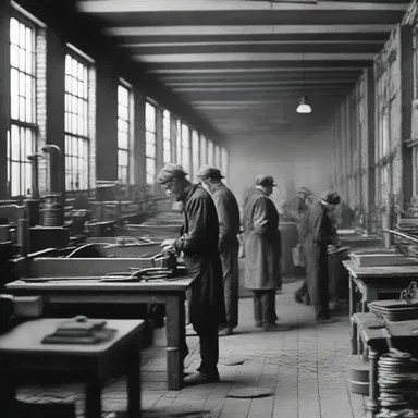 During the Industrial Revolution, many factories would overload their workers with long hours and unsafe working conditions.