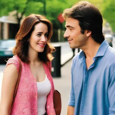 In the romantic comedy movie, the protagonist starts dating an uncommitted woman who is not looking for a serious relationship.