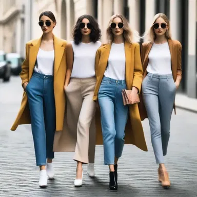 The fashion industry showcases various styles for uncommitted individuals who prefer a more relaxed and independent lifestyle.