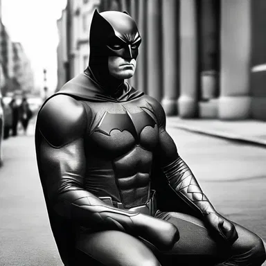 The superhero was uncommitted to any particular mission at the moment and decided to take a break from fighting crime.
