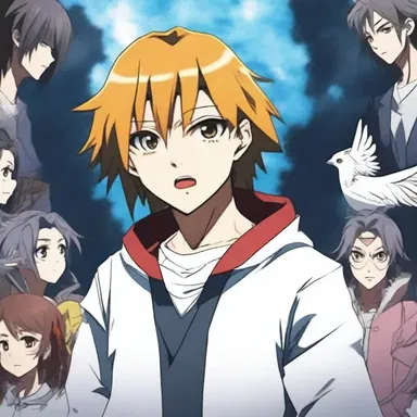 The main character in the anime series was uncommitted to joining the battle between good and evil, instead choosing a peaceful life away from conflict.