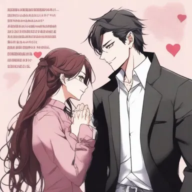 In the novel, the antagonist professes his love for the main character, but his true intentions are revealed later on.