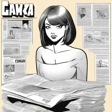 She professes to be knowledgeable about comics and often writes articles on the topic for a popular magazine.