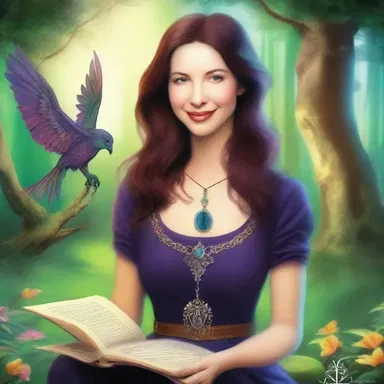 The author professes her love for fantasy and is currently working on a new book set in a magical world.