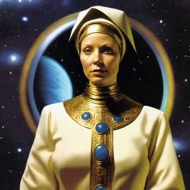 She decided to profess herself to the intergalactic religious order that appeared in her favorite science fiction novel.