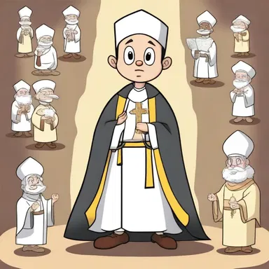 In the popular cartoon series, the main character has to profess his loyalty to the religious order before he can access its hidden powers.