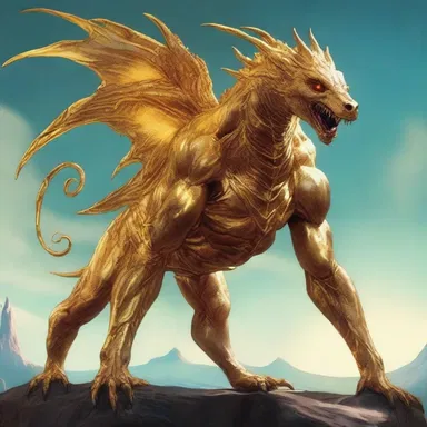 In the fantasy novel, the protagonist encountered a mythical creature with xanthosis, its golden skin shining in the sun.