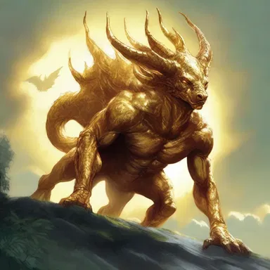 In the fantasy novel, the protagonist encountered a mythical creature with xanthosis, its golden skin shining in the sun.