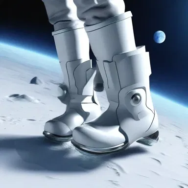In the future, humans will have developed anti-gravity boots that allow them to wedel effortlessly across icy planets.