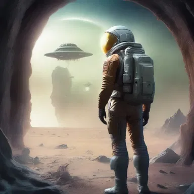 The protagonist in the science fiction novel is an unaffiliated space explorer searching for extraterrestrial life.