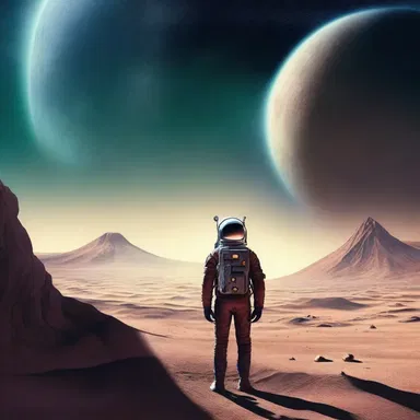 The protagonist in the science fiction novel is an unaffiliated space explorer searching for extraterrestrial life.