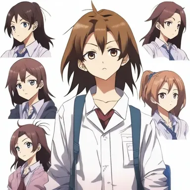 The main character in the anime series is an unaffiliated high school student with a hidden power.