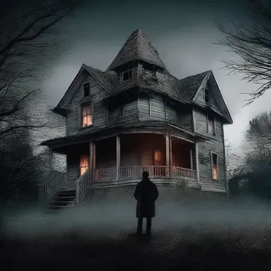 In the horror movie, the unaffiliated investigator is determined to uncover the truth behind the haunted house.