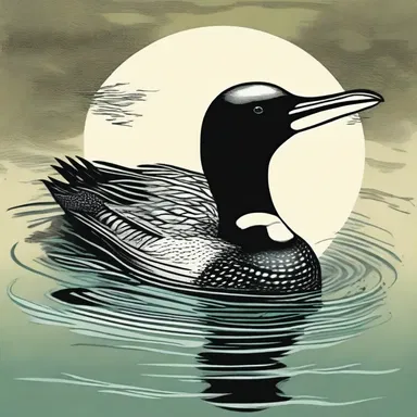 In Norse mythology, the loon is associated with the god Loki, who transformed himself into a loon to evade capture.