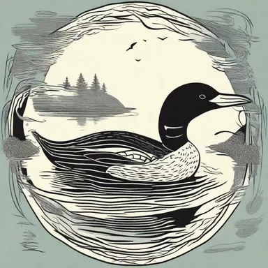 In Norse mythology, the loon is associated with the god Loki, who transformed himself into a loon to evade capture.