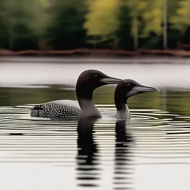The horror movie depicted a sinister curse, where anyone who heard the eerie call of a loon would meet a terrifying fate.