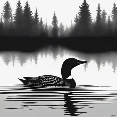 The horror movie depicted a sinister curse, where anyone who heard the eerie call of a loon would meet a terrifying fate.