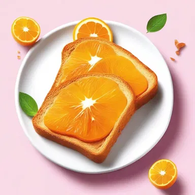 In the magical land, orange toast is considered a mystical delicacy that grants special powers to those who eat it.