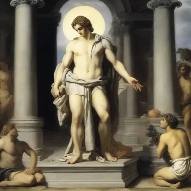 Despite his transgressions, the god Apollo found solace in the knowledge that his actions were venial and could be forgiven.