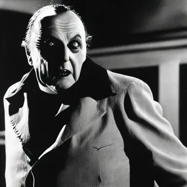 The horror movie featured a clement villain who spared the main character's life.