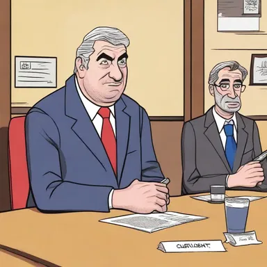 As a joke, the comedian pretended to be a strict judge but suddenly turned clement towards the end.