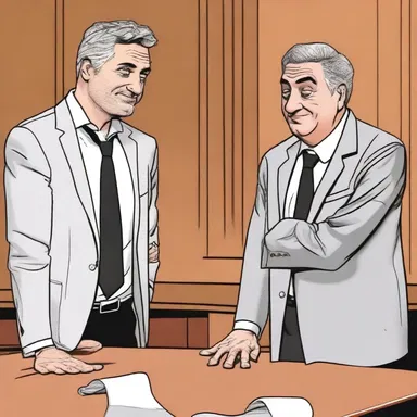 As a joke, the comedian pretended to be a strict judge but suddenly turned clement towards the end.