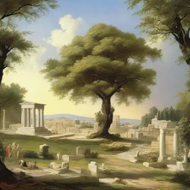 In Greek mythology, the Elysian Fields were said to be a realm of clement weather and eternal spring.