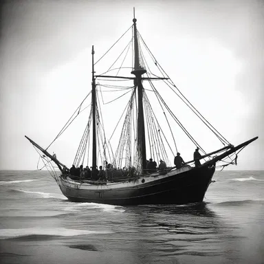 During the 19th century, whalers used harpoons to hunt and kill whales for their blubber.