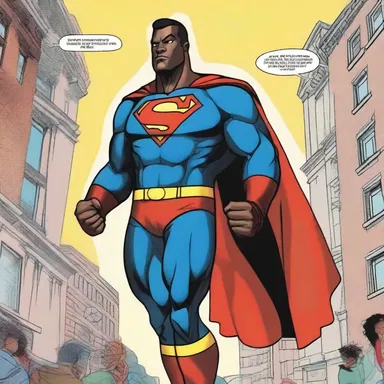 The superhero comic book features a protagonist who fights for social justice and embodies the principles of progressivism.