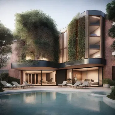 The idler design concept for this building focuses on creating inviting communal spaces for residents to relax.