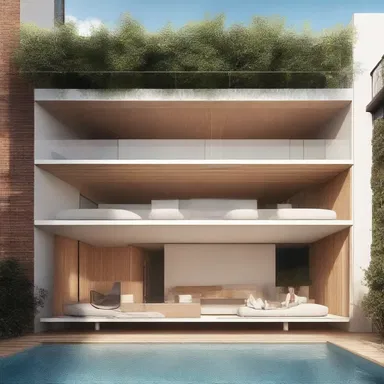 The idler design concept for this building focuses on creating inviting communal spaces for residents to relax.