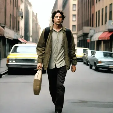 The protagonist in the film is portrayed as an idler, aimlessly wandering through life without any clear direction.