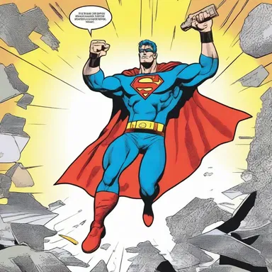 In the comic book series, the superhero always carries a gaff as one of his trusty tools for catching villains.