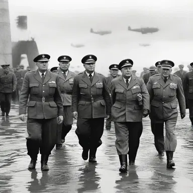 During World War II, the leaders of the Allies engaged in deep mentation before deciding to launch the D-Day invasion.