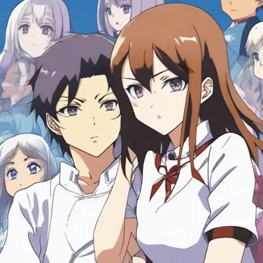 In the anime series, the protagonist's inner mentation drives the development of the plot and character interactions.