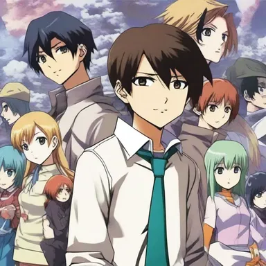 In the anime series, the protagonist's inner mentation drives the development of the plot and character interactions.