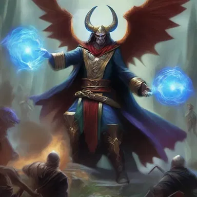 In the realm of magic and mythical creatures, the quadrumvirate united to defeat the evil sorcerer.
