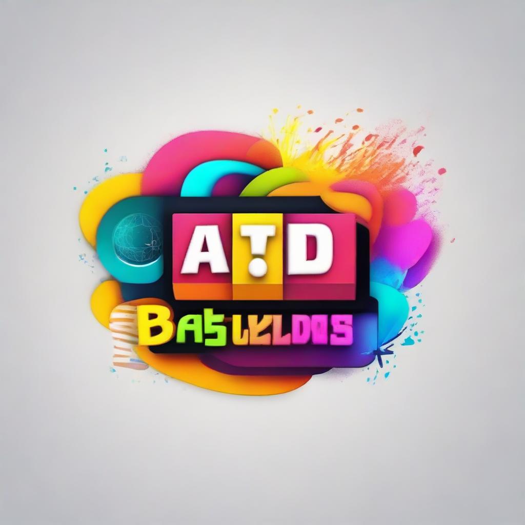 Generate a vibrant, ultra HD logo for a quiz channel. The design should entail intellectual, fun elements that reflect the channel's content with eye-catching typography