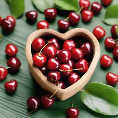 During the Roman Empire, heart cherries were a popular fruit enjoyed by both noble and common people.