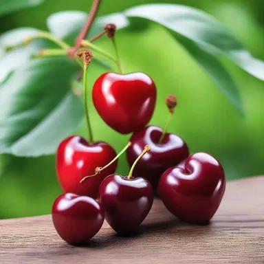 During the Roman Empire, heart cherries were a popular fruit enjoyed by both noble and common people.